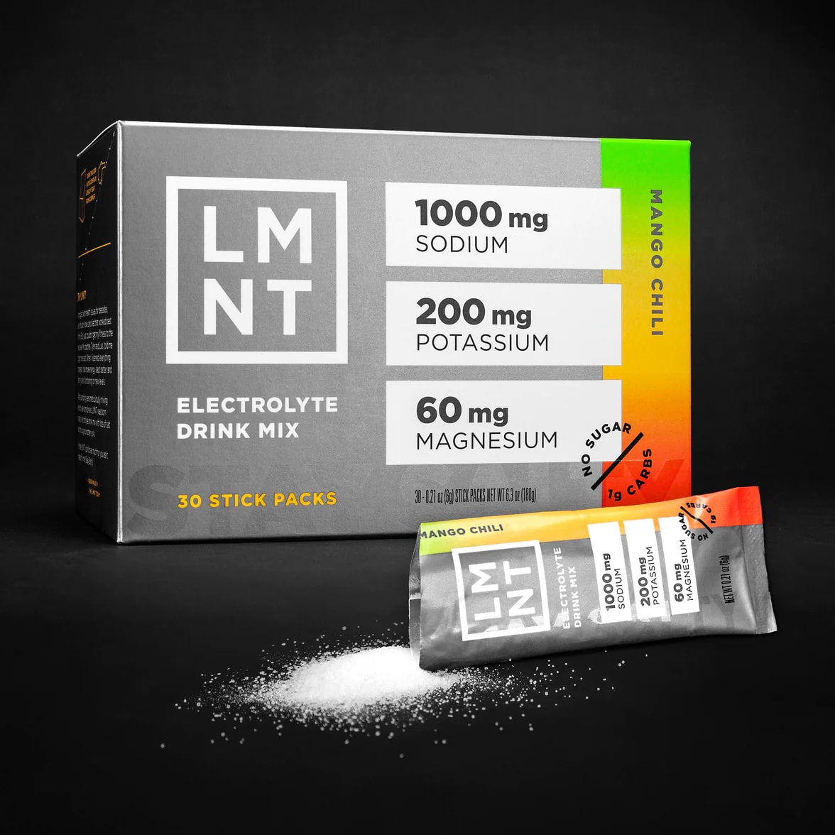 LMNT Zero-Sugar Electrolytes Mango Chili (30 Pack) | 3450928WP